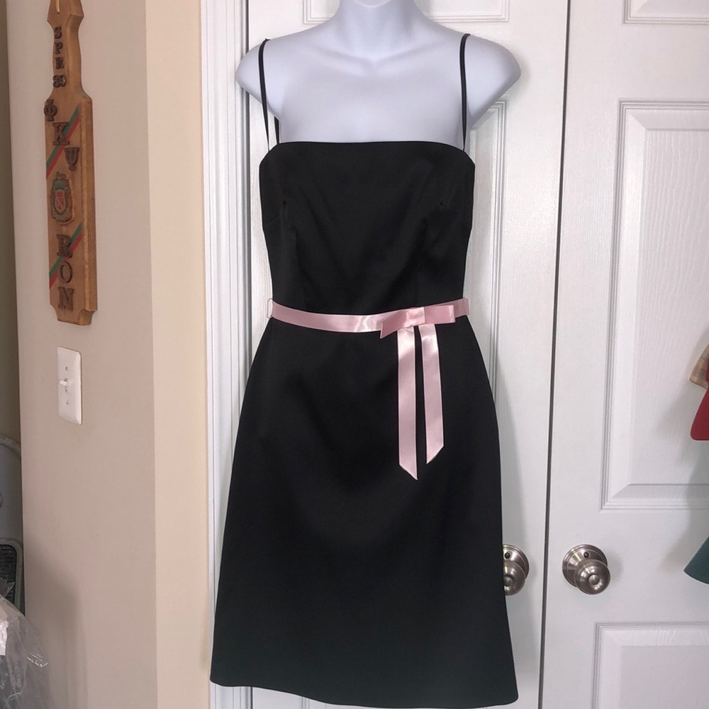 Laundry by Shelli Segal black cocktail dress 4